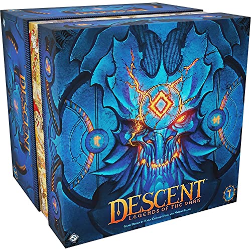 Descent: Legends of the Dark Board Game - Epic Dungeon-Crawling Adventure! Cooperative Strategy Game for Kids & Adults, Ages 14+, 1-4 Players, 3-4 Hour Playtime, Made by Fantasy Flight Games