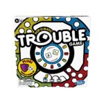 Hasbro Gaming Trouble Game with Bonus Shield & Power Die | Family Board Games for Kids | 2-4 Players | Ages 5+ (Amazon Exclusive)